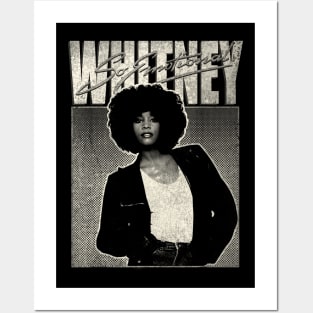 Whitney Houston 80s 90s Music Country Posters and Art